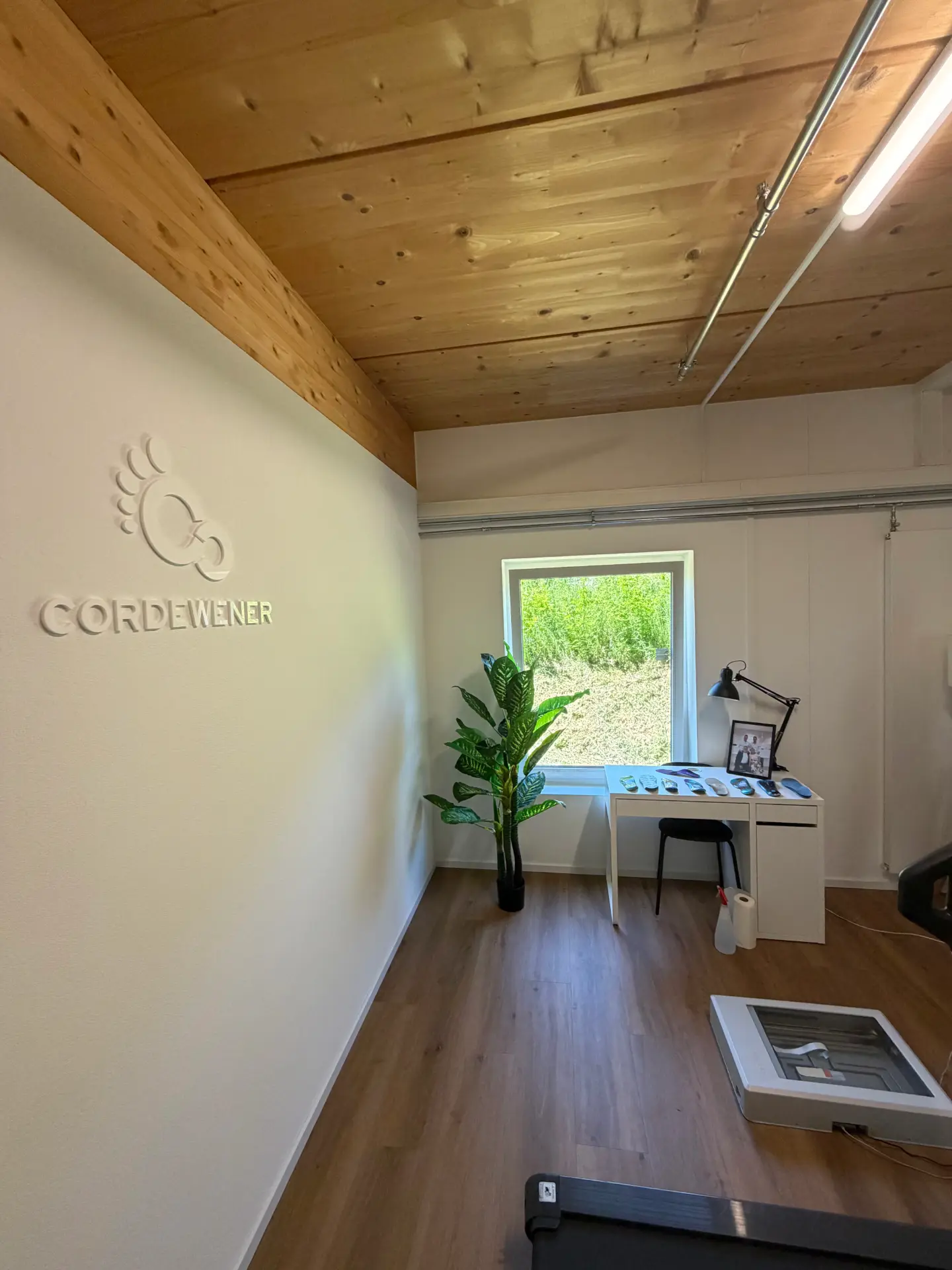 Salle de conseil du store Cordewener à Bienne